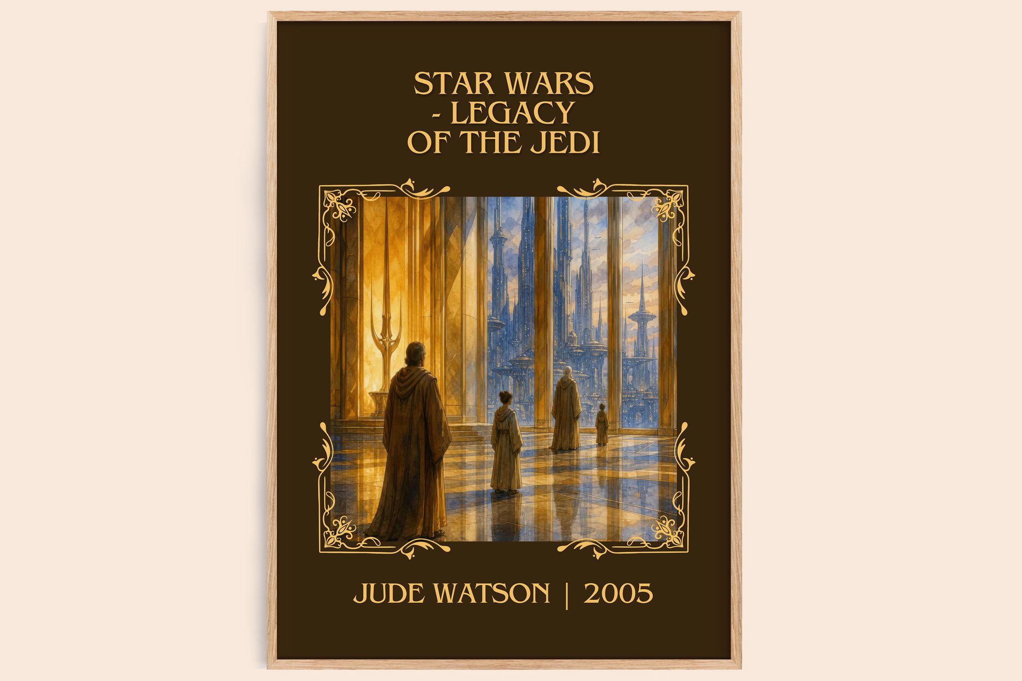 Star Wars - Legacy of the Jedi Classic Book Art Print by Jude Watson