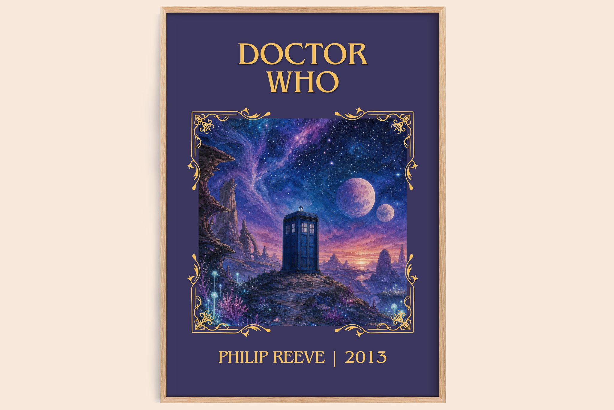 Doctor Who Classic Book Art Print by Philip Reeve