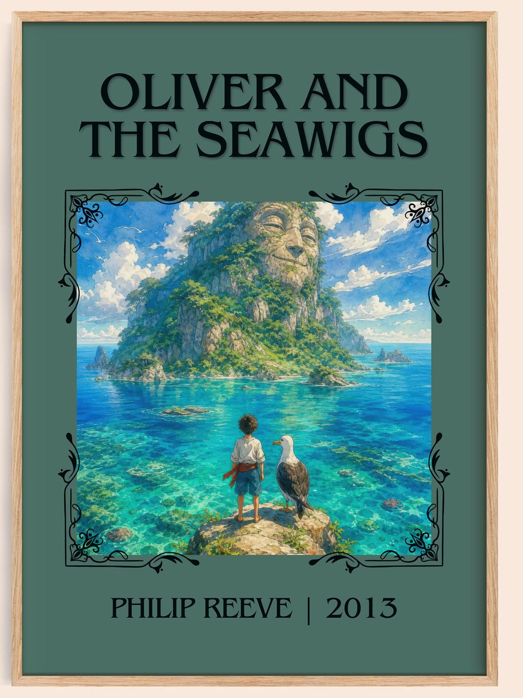 Oliver And The Seawigs Classic Book Art Print by Philip Reeve – book poster