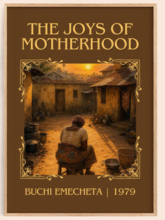 The Joys of Motherhood Classic Book Art Print by Buchi Emecheta – book poster