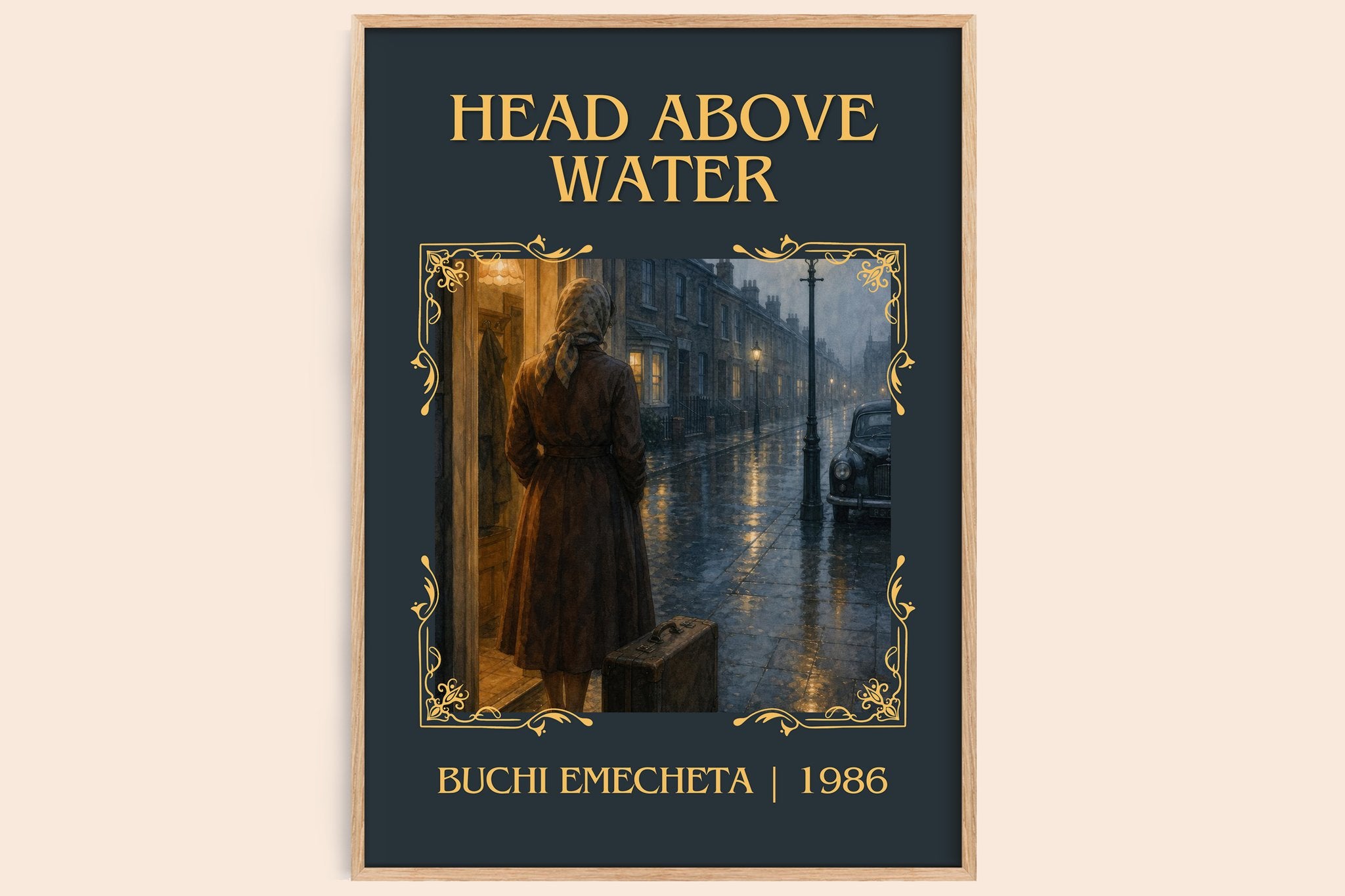 Head above water Classic Book Art Print by Buchi Emecheta