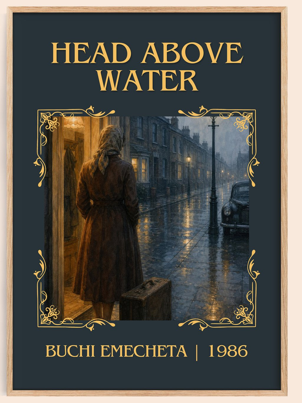 Head above water Classic Book Art Print by Buchi Emecheta – book poster