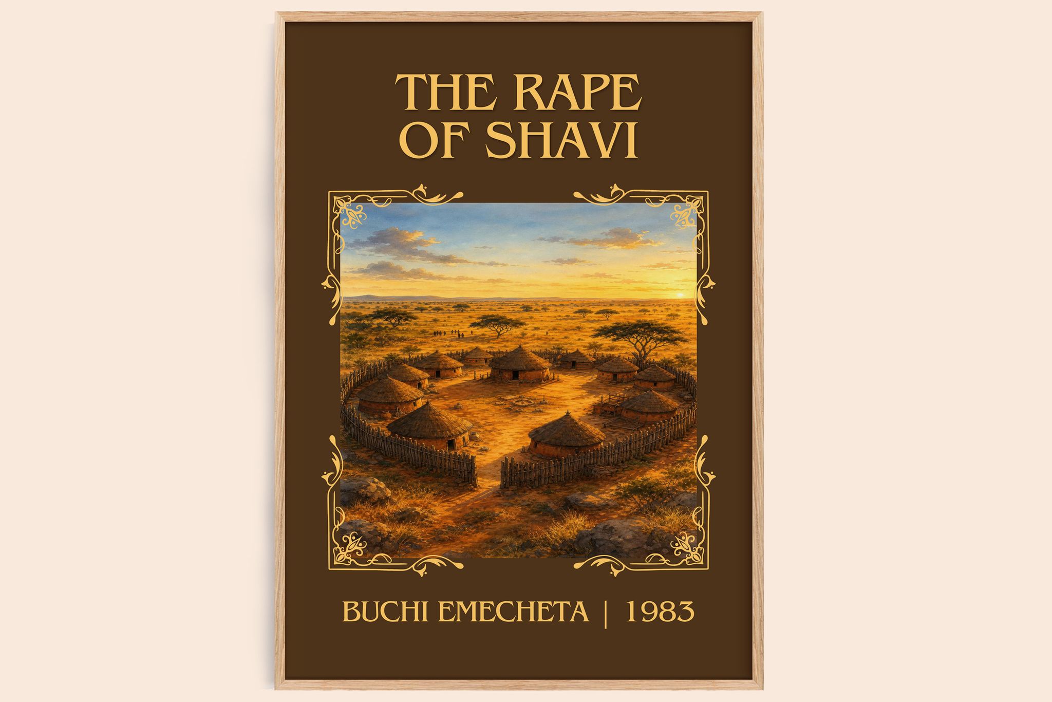 The rape of Shavi Classic Book Art Print by Buchi Emecheta
