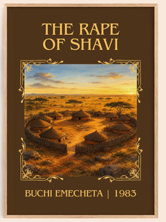 The rape of Shavi Classic Book Art Print by Buchi Emecheta – book poster