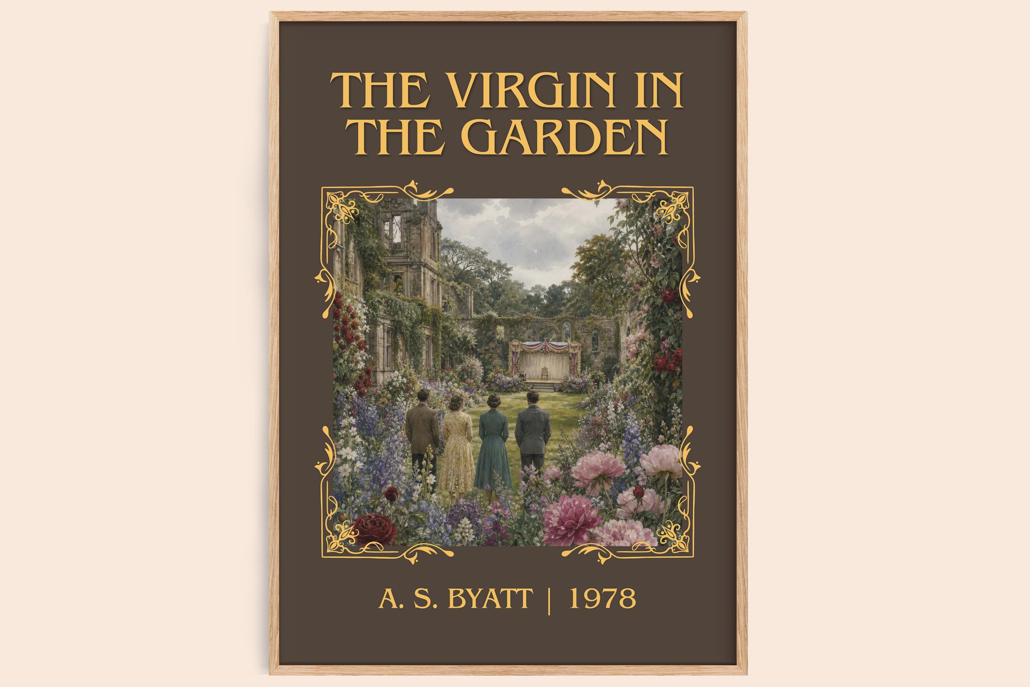 The virgin in the garden Classic Book Art Print by A. S. Byatt