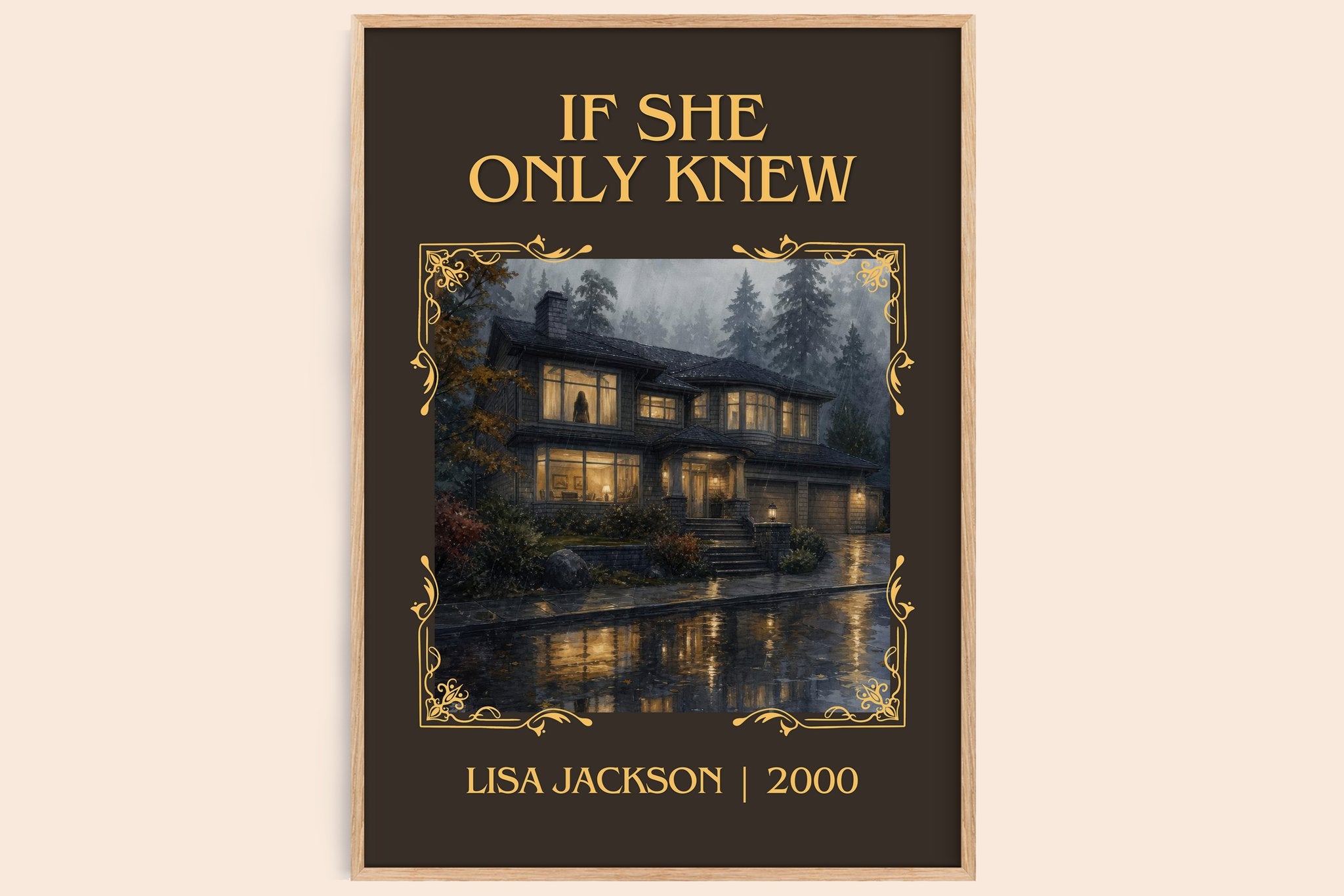 If She Only Knew Classic Book Art Print by Lisa Jackson