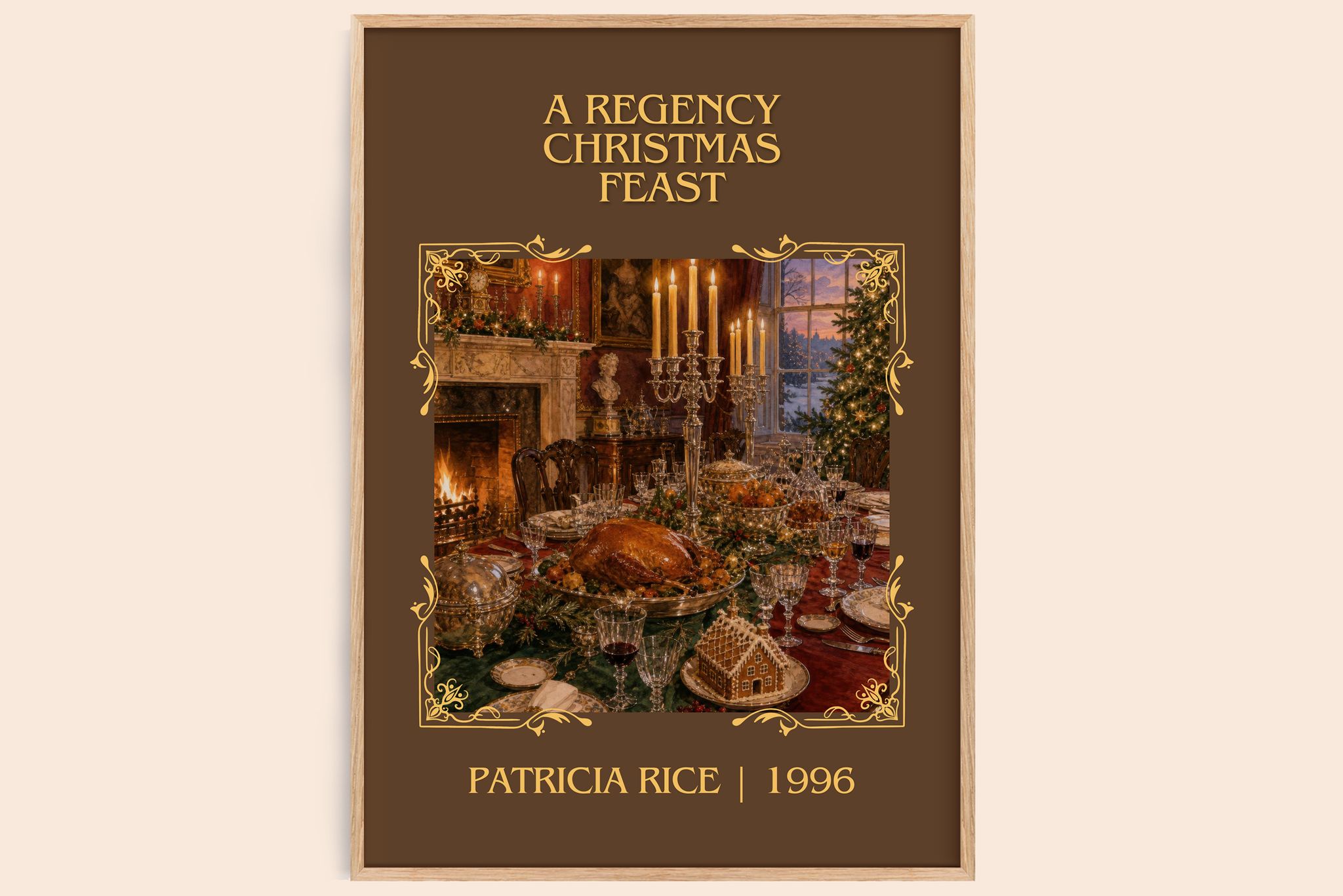 A Regency Christmas Feast Classic Book Art Print by Patricia Rice