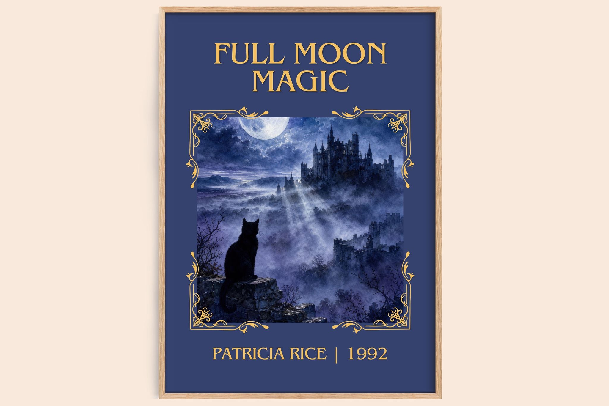 Full Moon Magic Classic Book Art Print by Patricia Rice