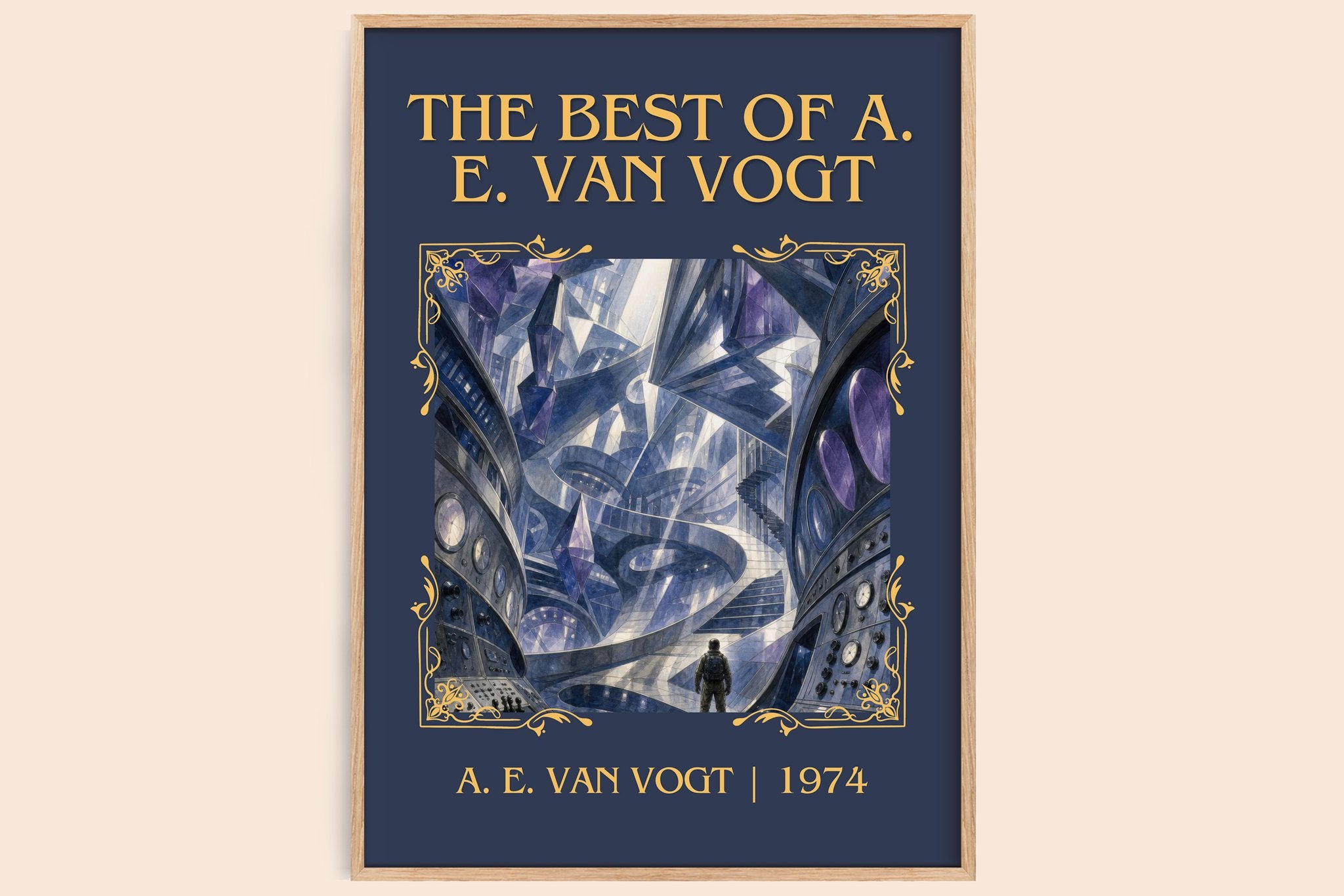 The Best of A. E. van Vogt Classic Book Art Print by A. E. van Vogt