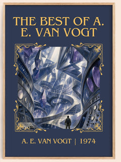 The Best of A. E. van Vogt Classic Book Art Print by A. E. van Vogt – book poster
