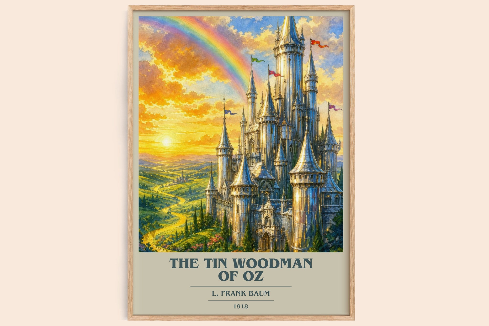The Tin Woodman Of Oz Book Cover Poster by L. Frank Baum