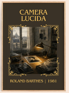 Camera Lucida Classic Book Art Print by Roland Barthes – book poster