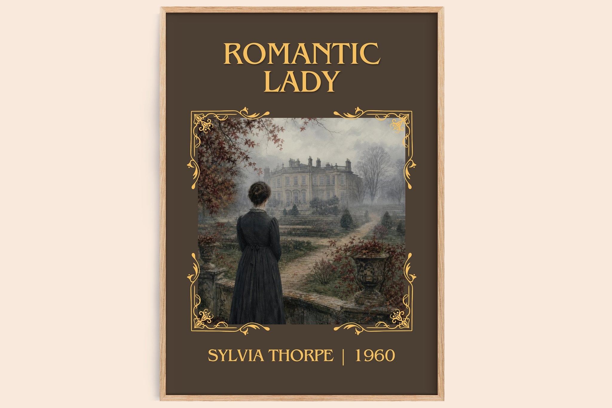 Romantic Lady Classic Book Art Print by Sylvia Thorpe