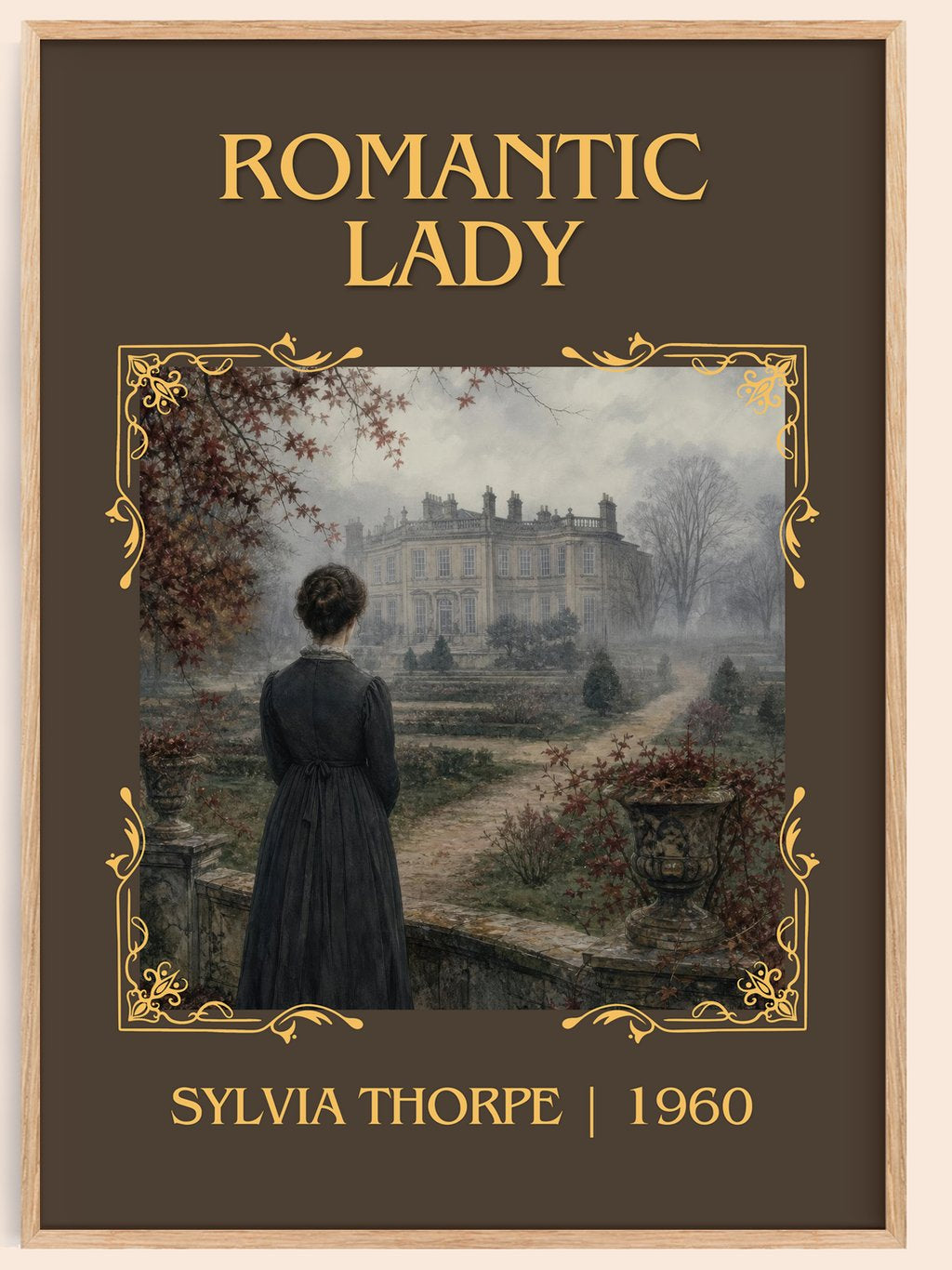 Romantic Lady Classic Book Art Print by Sylvia Thorpe – book poster