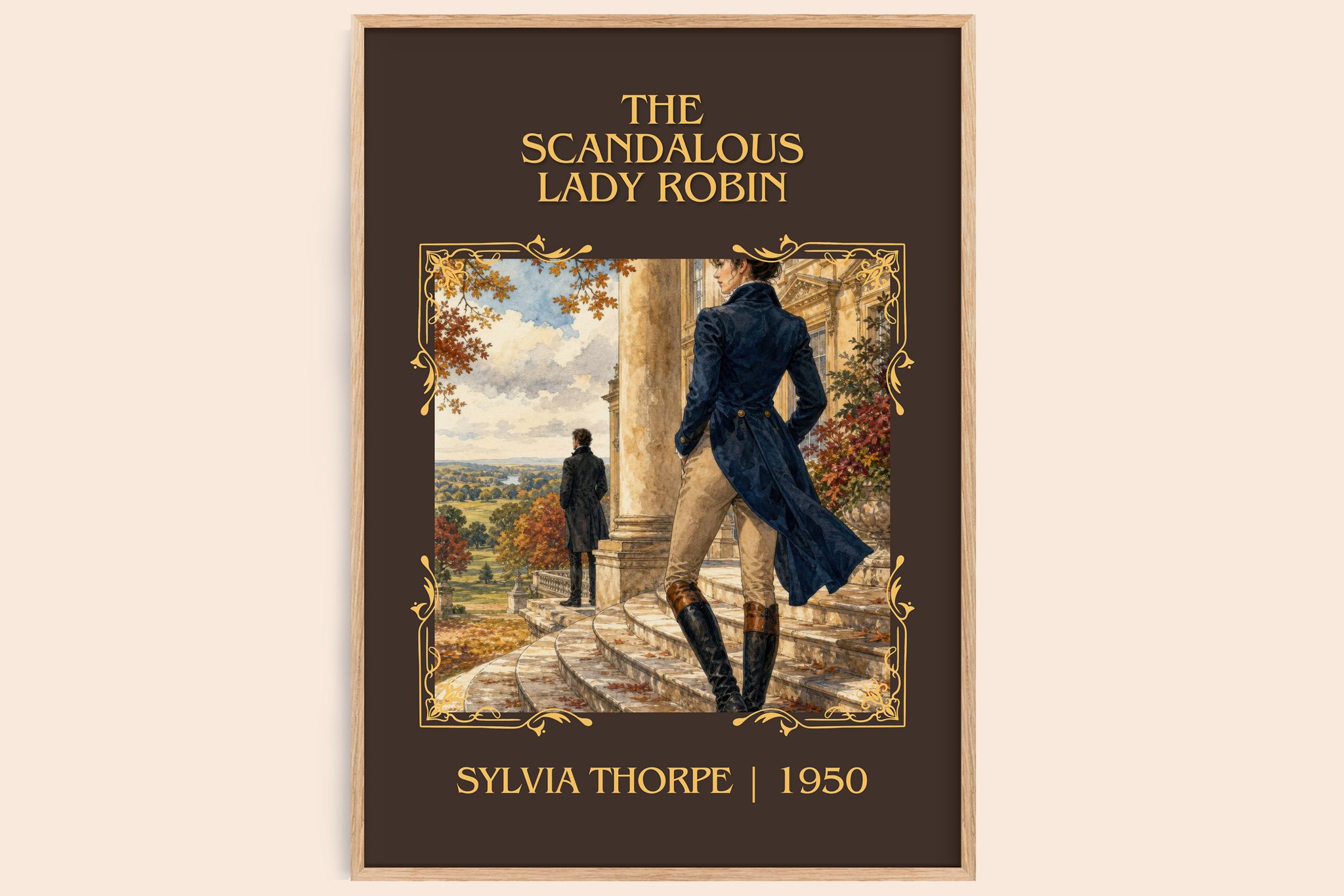 The Scandalous Lady Robin Classic Book Art Print by Sylvia Thorpe