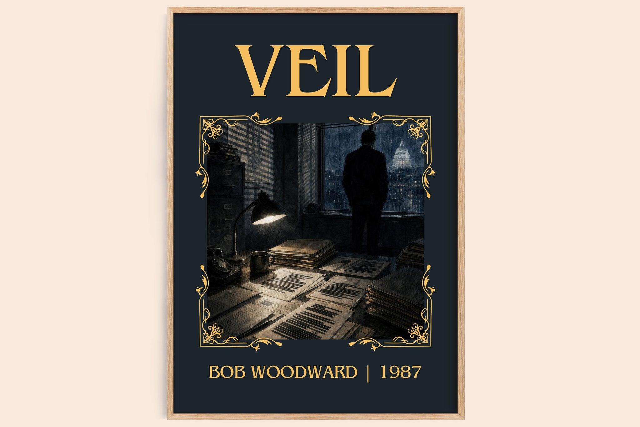 Veil Classic Book Art Print by Bob Woodward