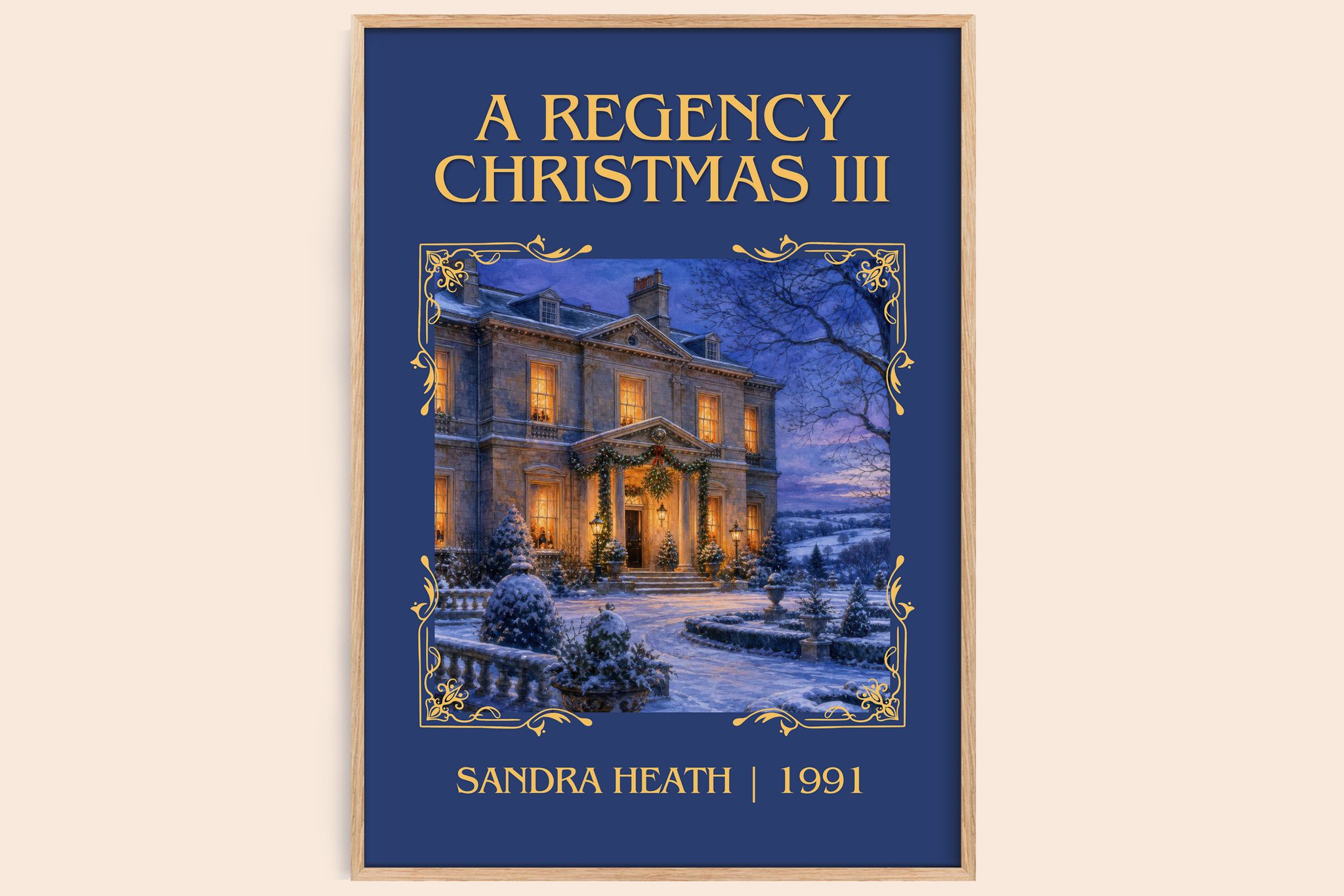 A Regency Christmas III Classic Book Art Print by Sandra Heath