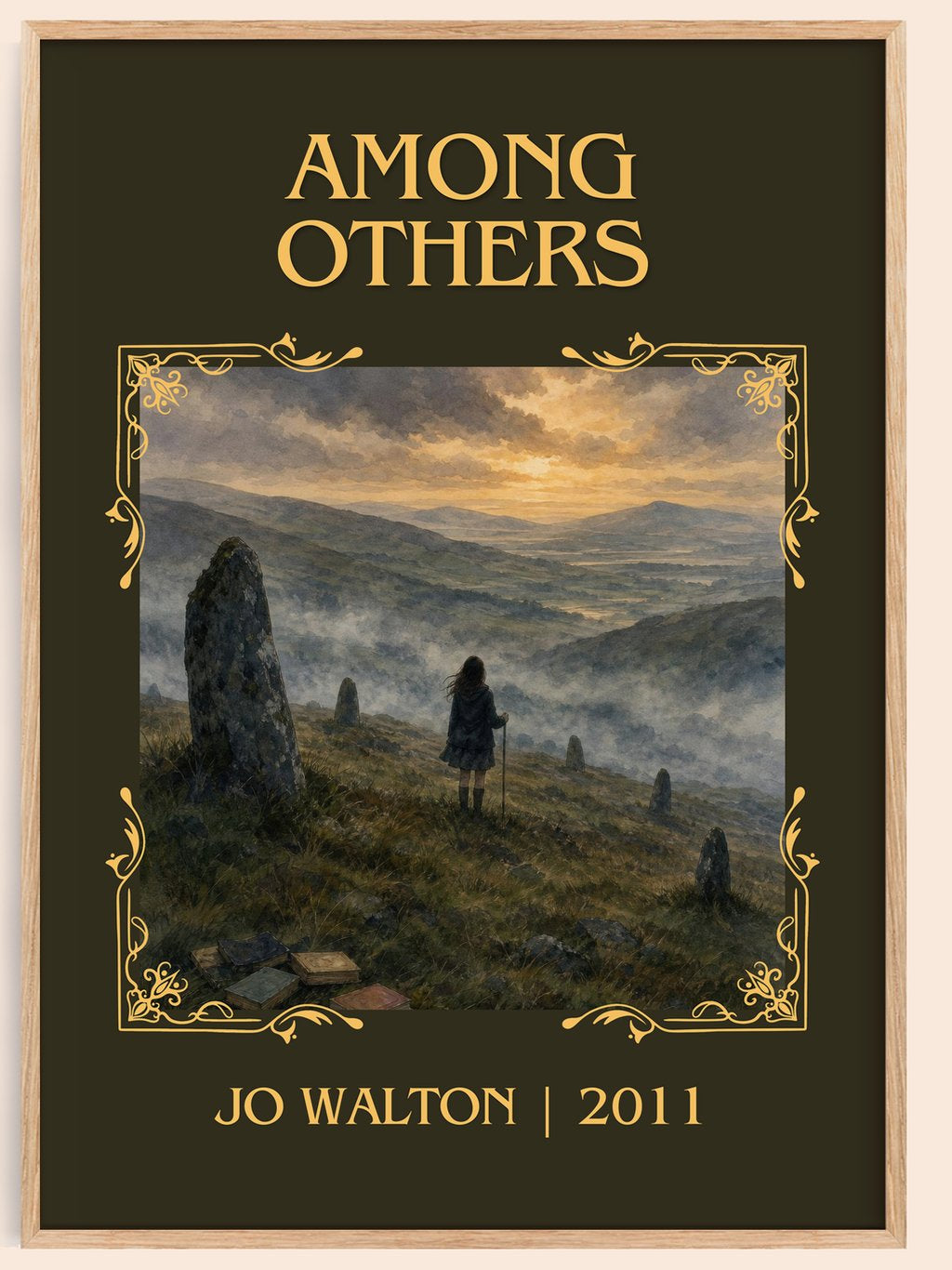 Among Others Classic Book Art Print by Jo Walton – book poster