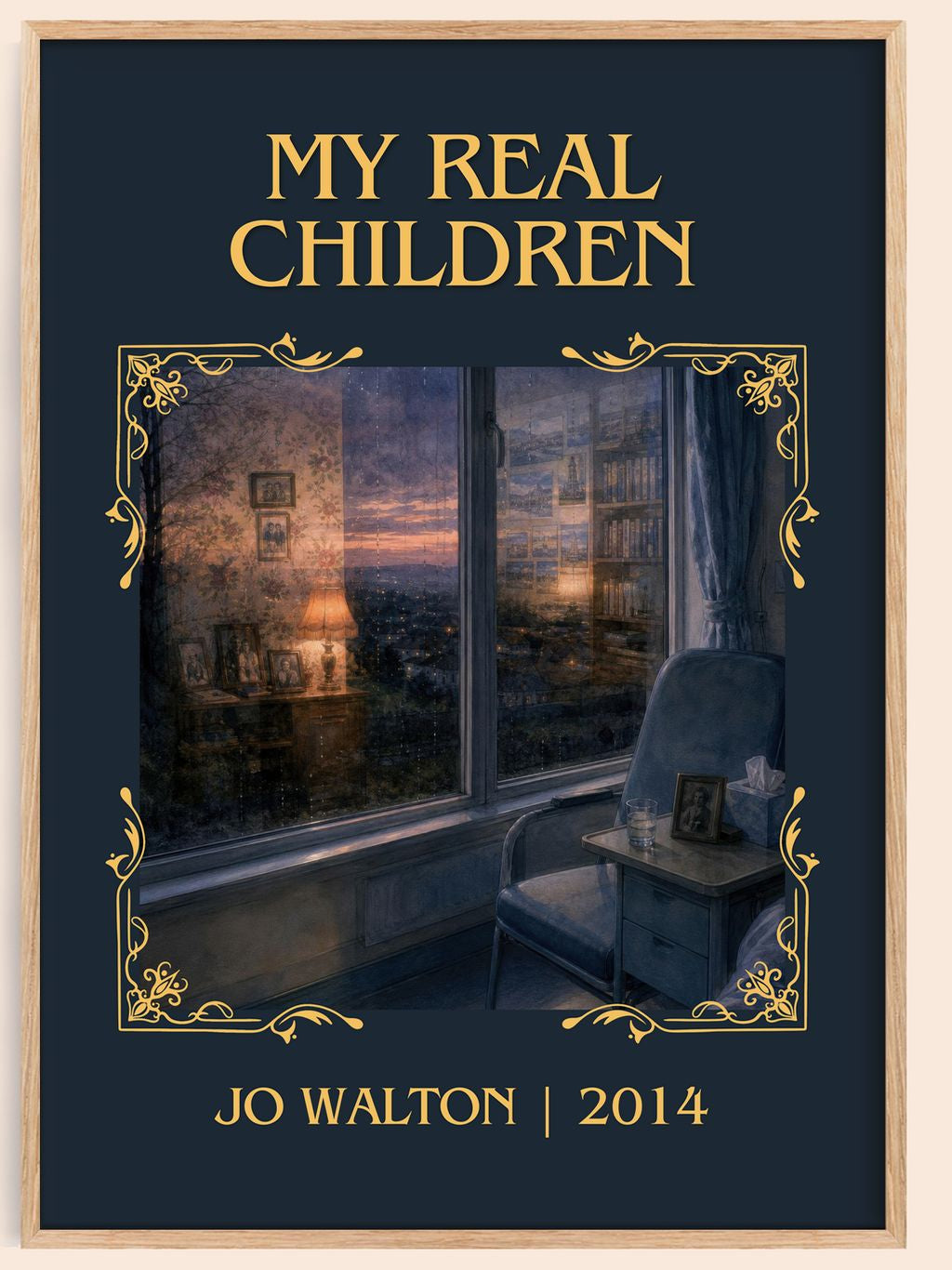 My real children Classic Book Art Print by Jo Walton – book poster