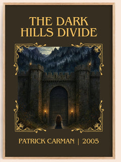 The Dark Hills divide Classic Book Art Print by Patrick Carman – book poster