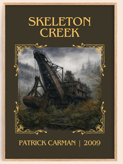 Skeleton Creek Classic Book Art Print by Patrick Carman – book poster