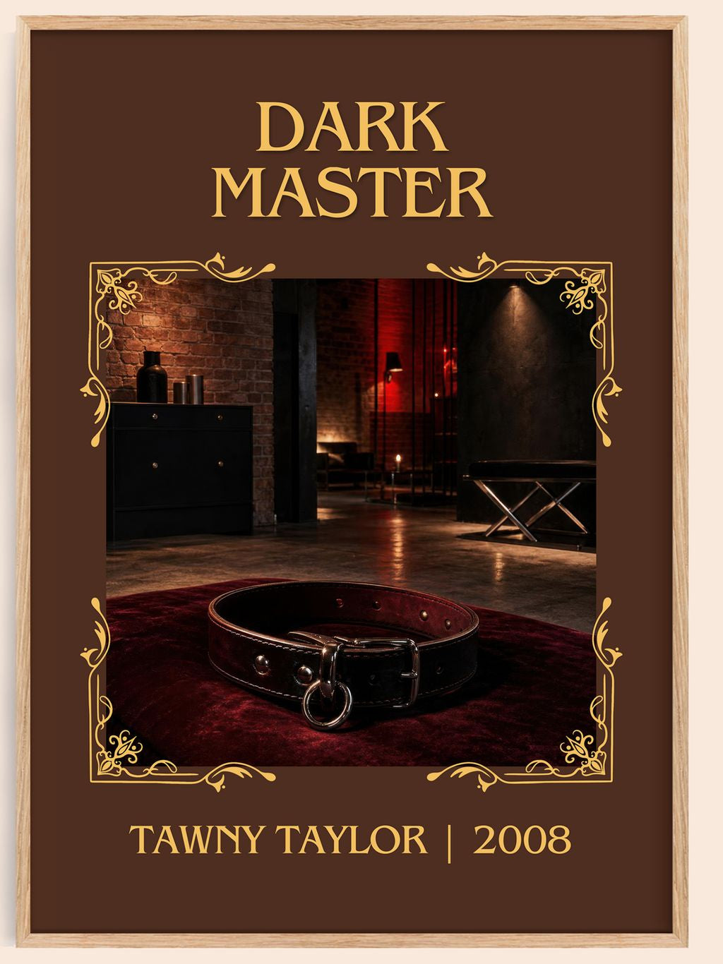 Dark Master Classic Book Art Print by Tawny Taylor – book poster