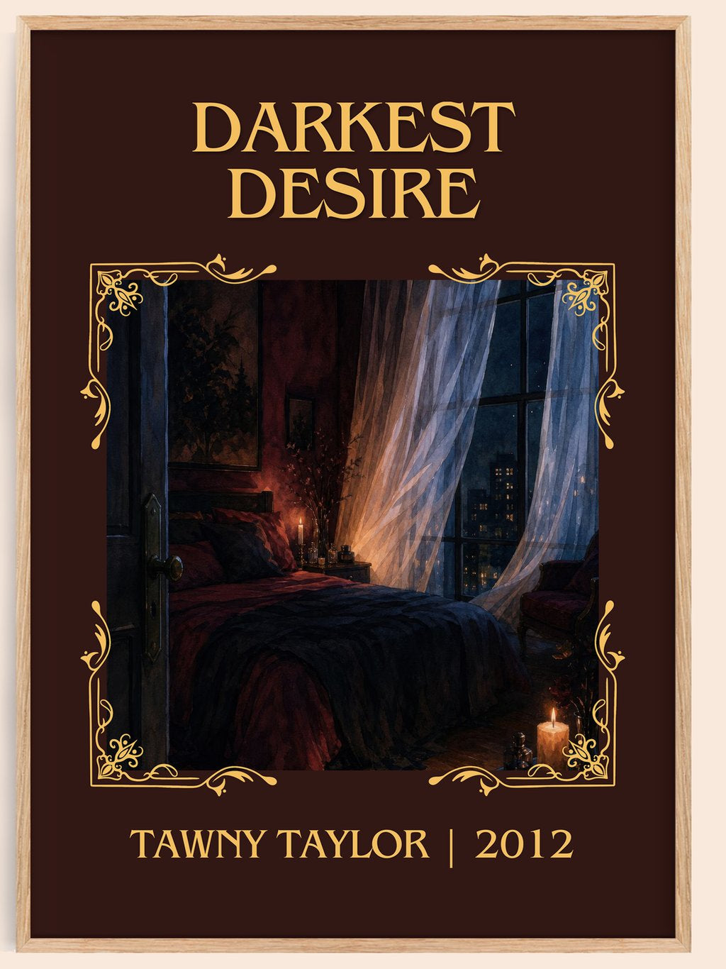 Darkest desire Classic Book Art Print by Tawny Taylor – book poster