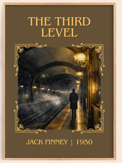 The third level Classic Book Art Print by Jack Finney – book poster