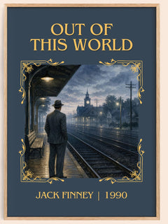 Out of this world Classic Book Art Print by Jack Finney – book poster