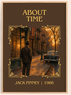 About time Classic Book Art Print by Jack Finney – book poster