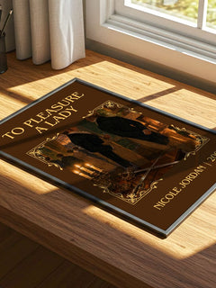 To Pleasure A Lady Classic Book Art Print by Nicole Jordan – print on a sunlit desk