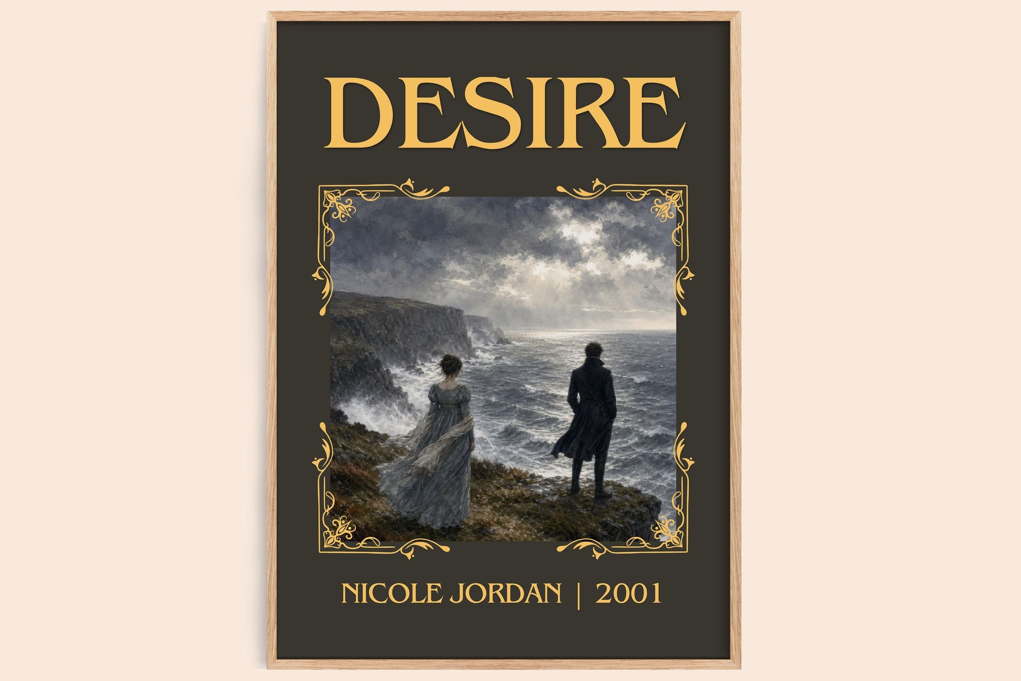 Desire Classic Book Art Print by Nicole Jordan