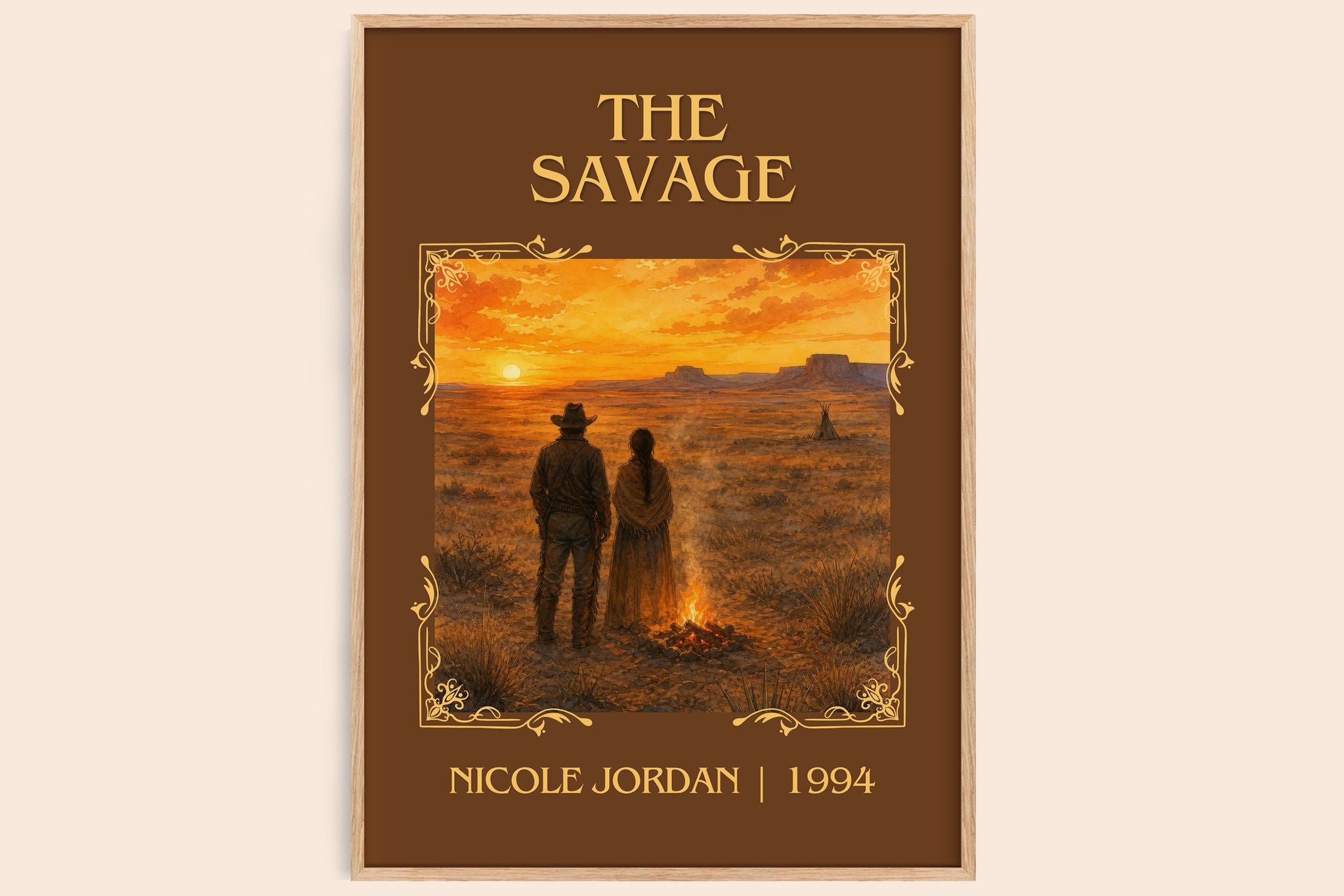 The Savage Classic Book Art Print by Nicole Jordan