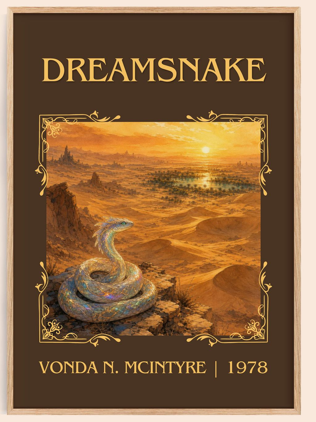 Dreamsnake Classic Book Art Print by Vonda N. McIntyre – book poster