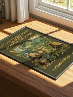 Sex and temperament in three primitive societies Classic Book Art Print by Margaret Mead – print on a sunlit desk
