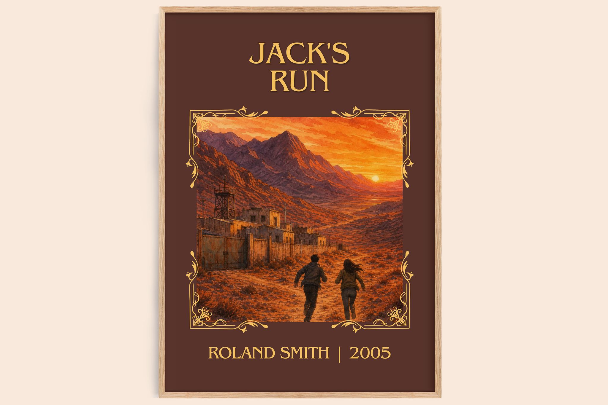 Jack's run Classic Book Art Print by Roland Smith