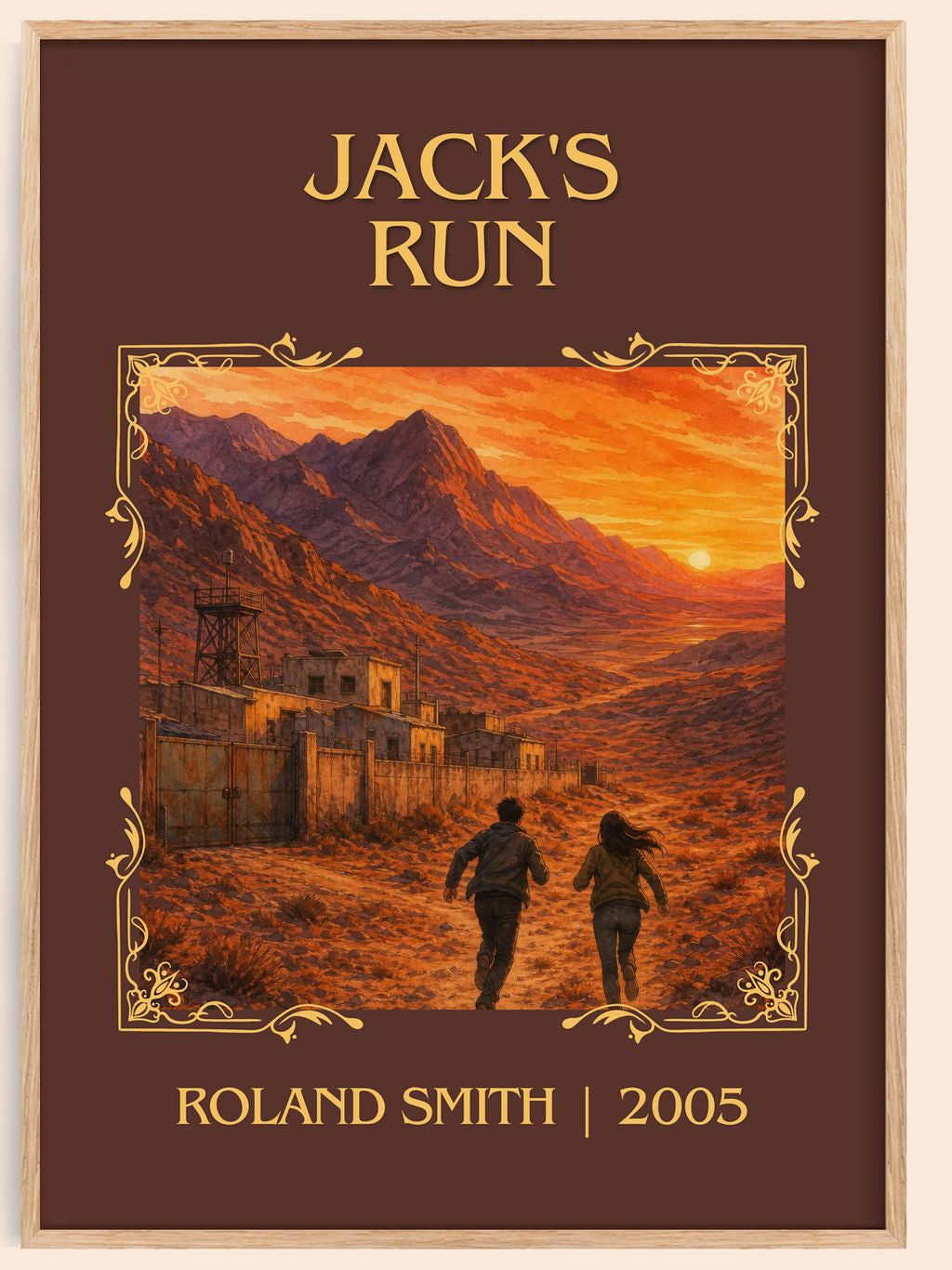Jack's run Classic Book Art Print by Roland Smith – book poster