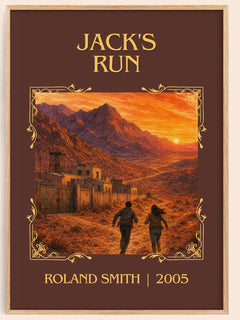 Jack's run Classic Book Art Print by Roland Smith – book poster