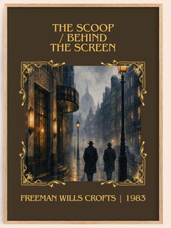 Scoop / Behind the Screen Classic Book Art Print by F. Crofts – book poster