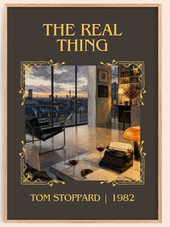 The real thing Classic Book Art Print by Tom Stoppard – book poster