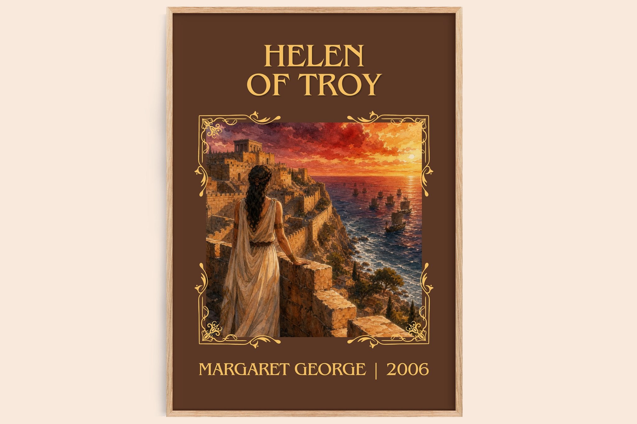 Helen of Troy Classic Book Art Print by Margaret George