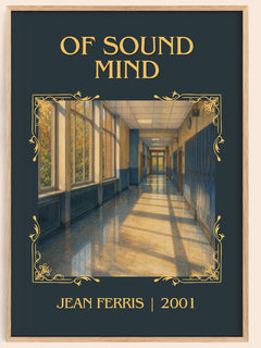 Of sound mind Classic Book Art Print by Jean Ferris – book poster