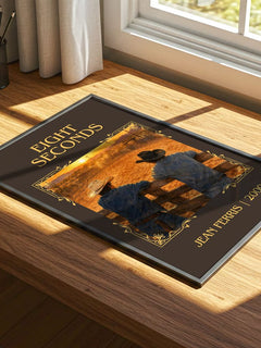 Eight seconds Classic Book Art Print by Jean Ferris – print on a sunlit desk
