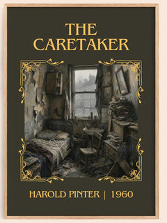 The caretaker Classic Book Art Print by Harold Pinter – book poster