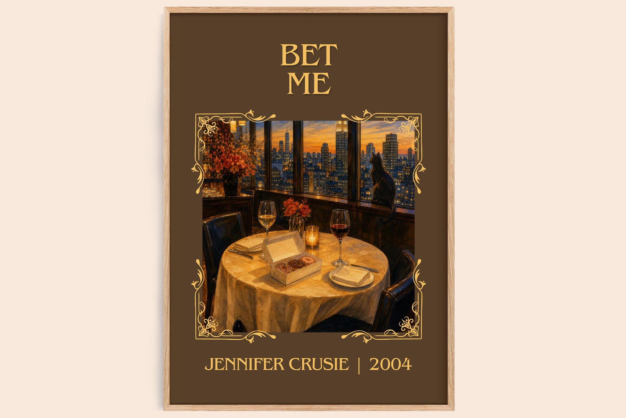 Bet me Classic Book Art Print by Jennifer Crusie