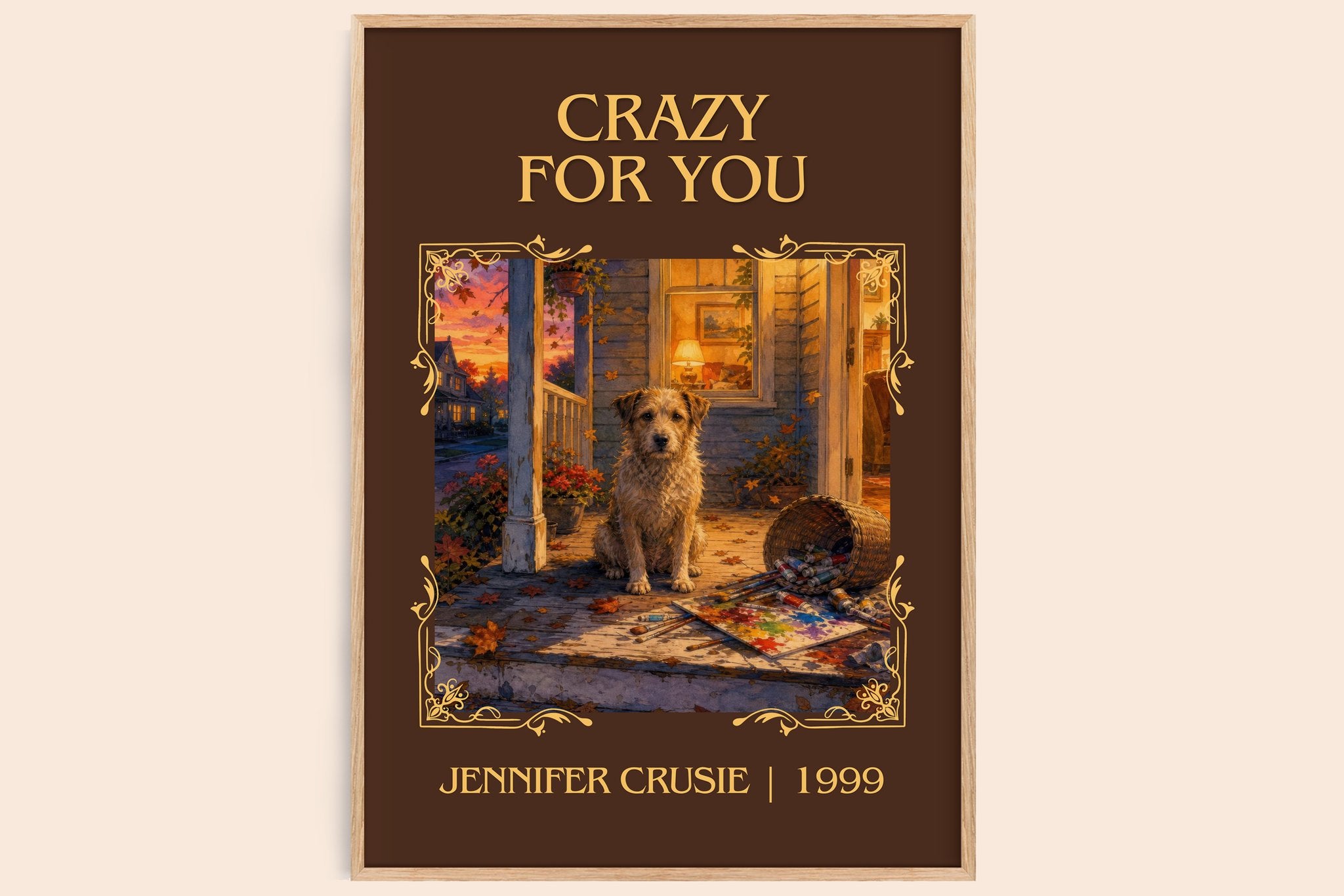 Crazy for You Classic Book Art Print by Jennifer Crusie