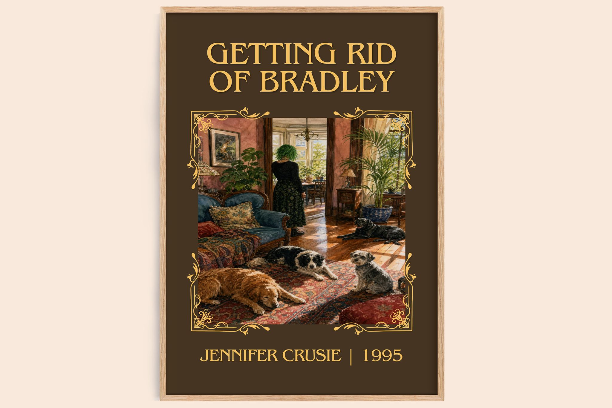 Getting rid of Bradley Classic Book Art Print by Jennifer Crusie