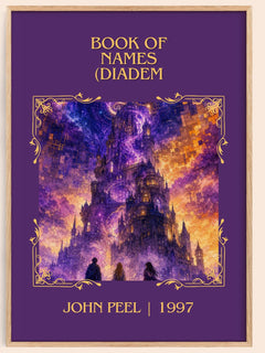 Book of Names (Diadem Classic Book Art Print by John Peel – book poster