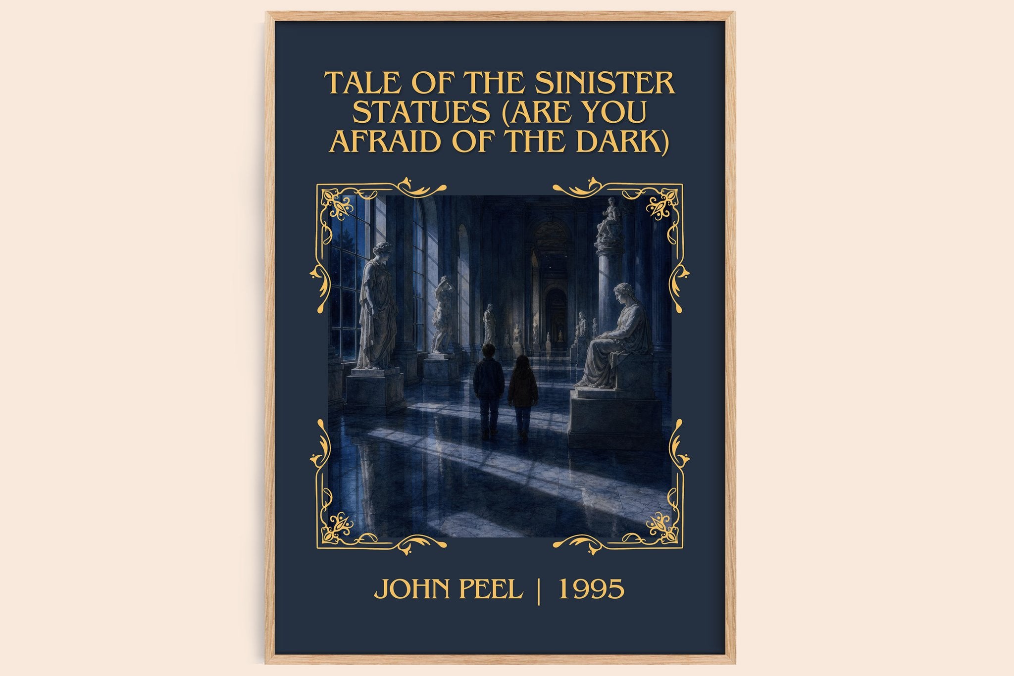Tale of the Sinister Statues (Are You Afraid of the Dark) Classic Book Art Print by John Peel