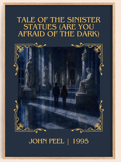 Tale of the Sinister Statues (Are You Afraid of the Dark) Classic Book Art Print by John Peel – book poster